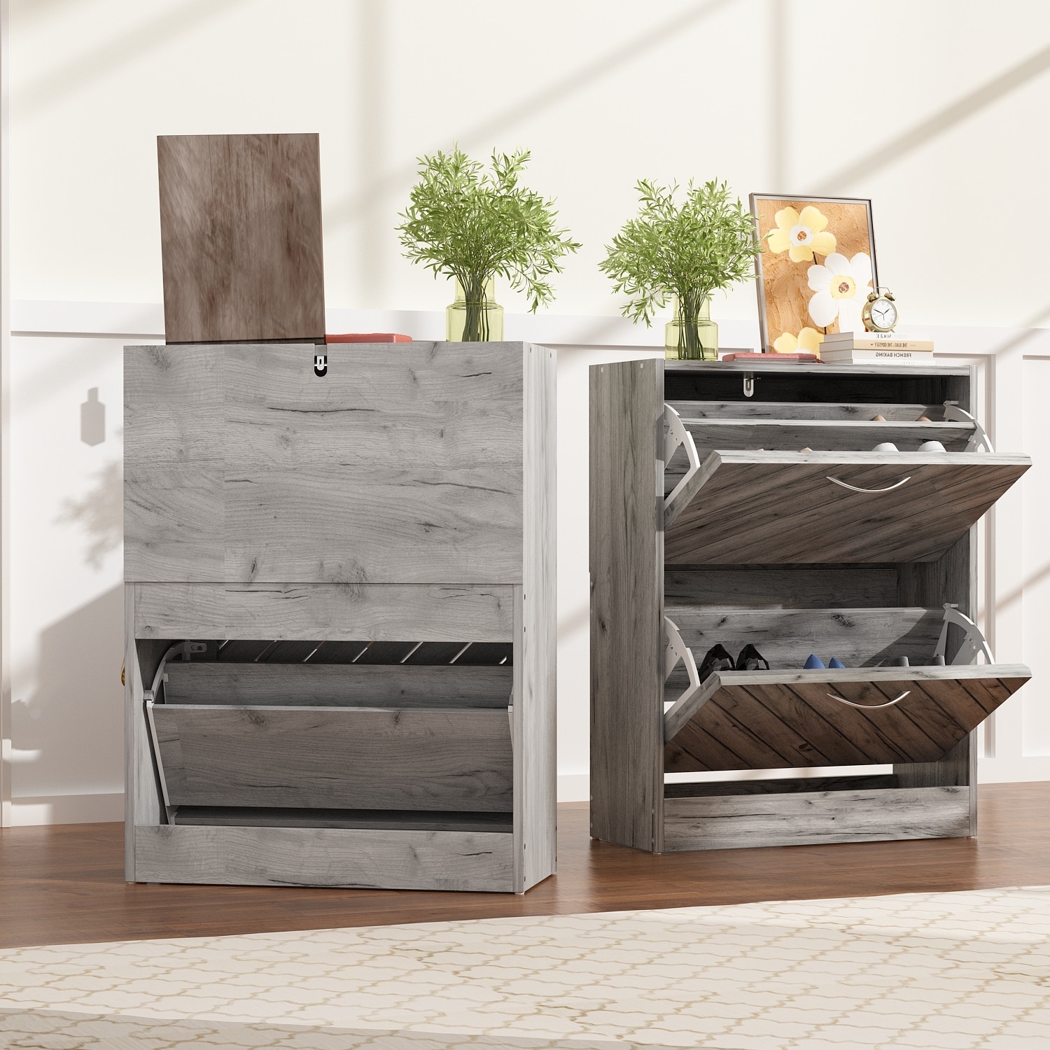 8 pair shoe storage cabinet deals