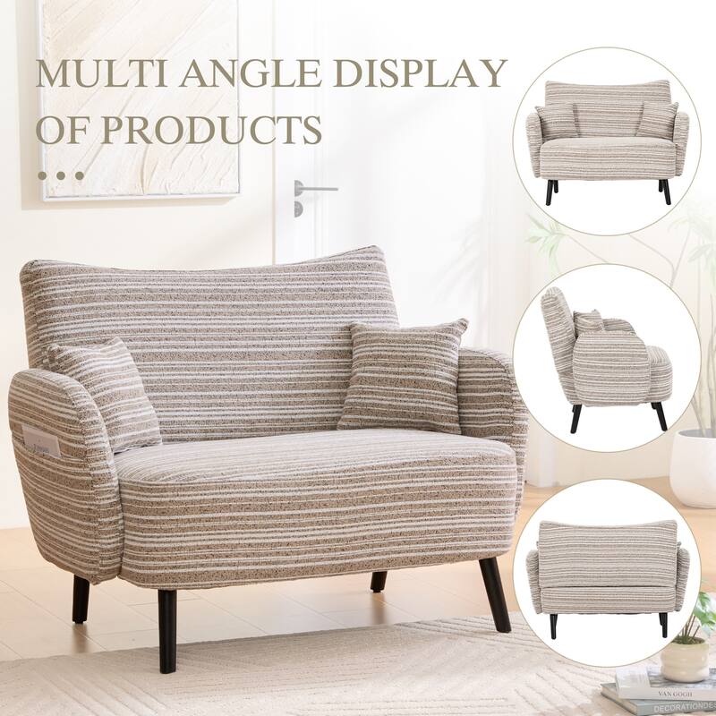 Modern style two-seater sofa