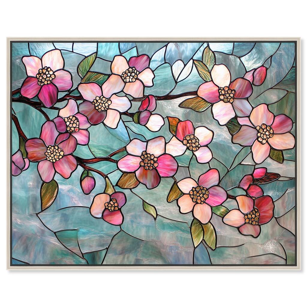 Shimmering Spring Blossoms I Canvas by Art Remedy