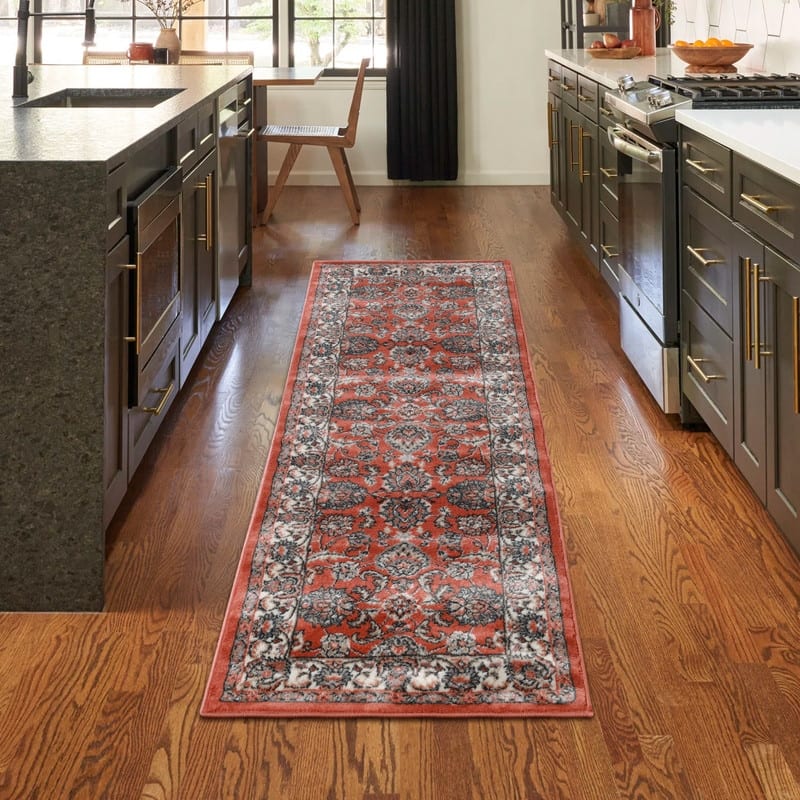 Superior Lille Classic Floral Medallion Indoor Area Rug
