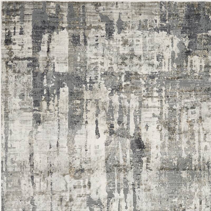 Carbon Loft Hartvien Distressed Splash Rug