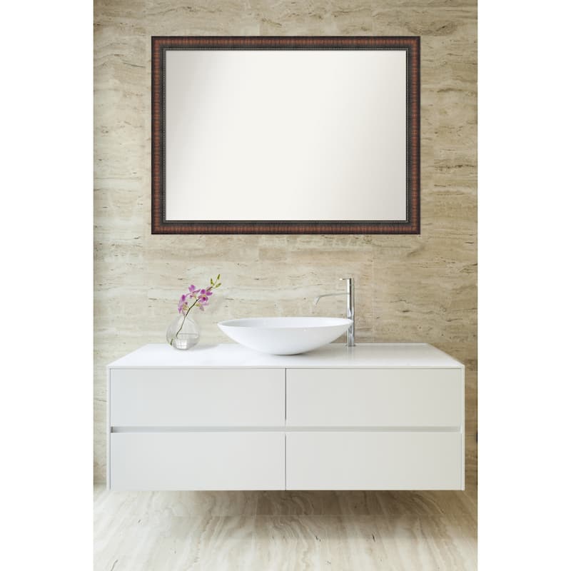 Caleb Brown Non-Beveled Framed Bathroom Vanity Wall Mirror - Caleb Brown