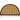 Half Round Natural Coir Nonslip Welcome Door Mat, Honeycomb Pattern (17 x 30 in)