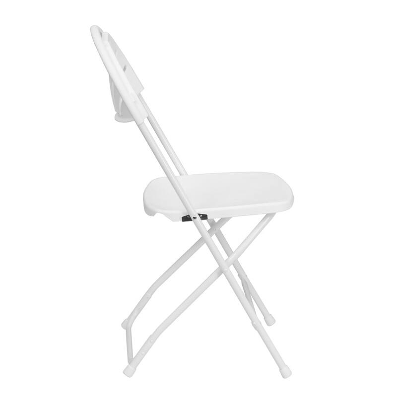 Plastic Fan Back Folding Chair (Set of 2)