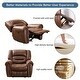 preview thumbnail 20 of 46, Breathable Bonded Leather Electric Power Recliner Chair
