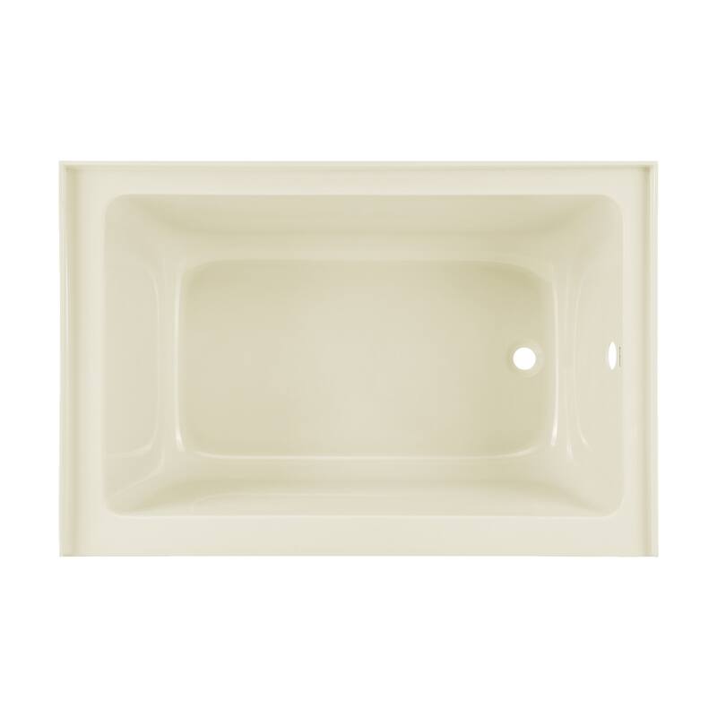 Lausanne 48" X 32" Right-Hand Drain Alcove Bathtub With Apron In Bisque - 32x48 Right