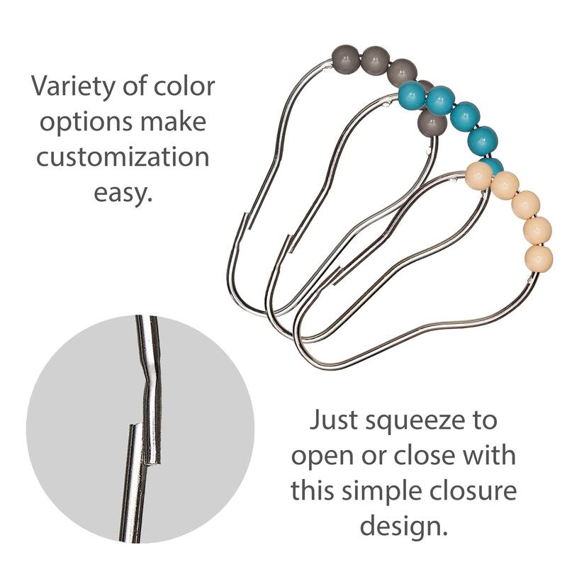Creative Home Ideas 12 Piece Beaded Hook Set