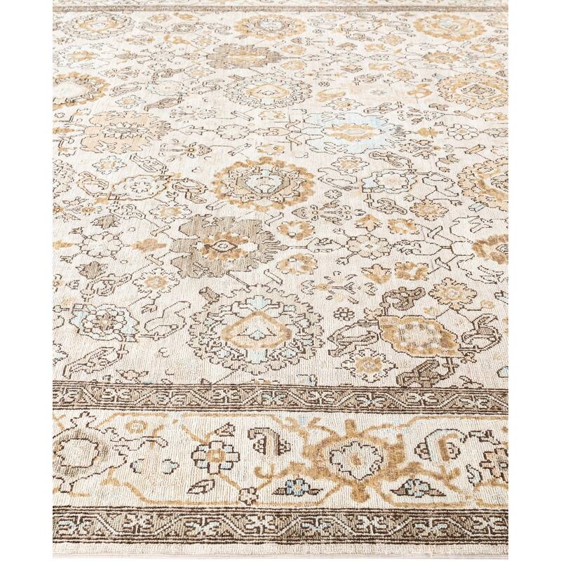 Serapi One-of-a-Kind Hand-Knotted Area Rug - Ivory - 7' 9" x 10' 3"