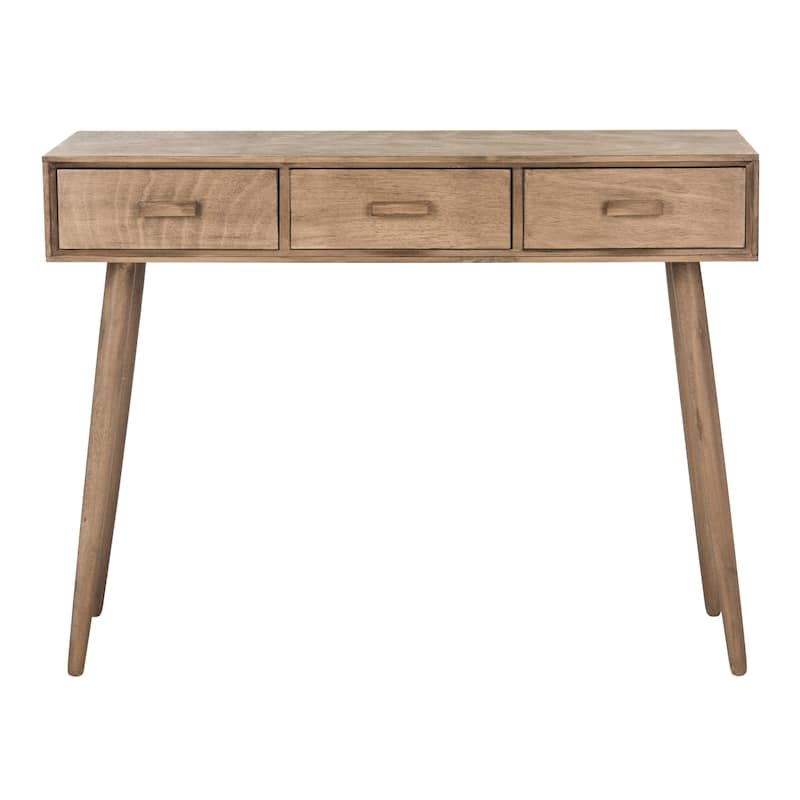 SAFAVIEH Hennie 3-Drawer Console Table - 41.8" x 14.3" x 32" - 42"W x 14"D x 32"H