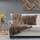 preview thumbnail 44 of 59, FakeFur Throw & 2 Pillow Shell Combo Set, 50" x 60" & 60" x 80" 50" x 60" - Carafe