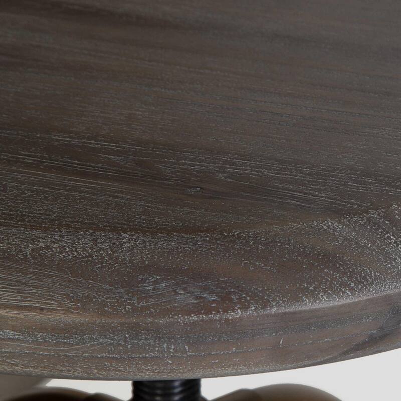 Adjustable Revolving Counter Stool - 24" - Gold and Gray