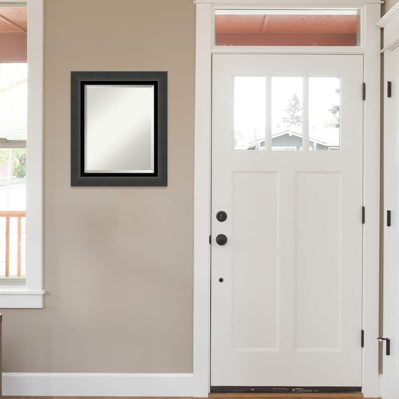 Beveled Wall Mirror - Tuxedo Black Frame - Tuxedo Black