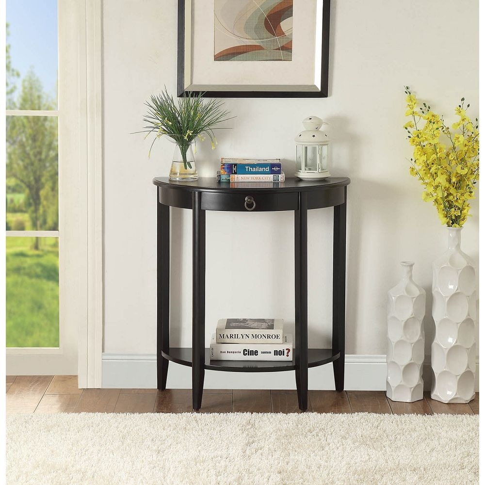 Semi circle online console table