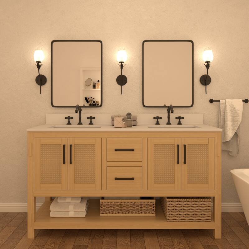 Acroma 1-Light Glass Shaded Dimmable Wall Sconce Ul Listed
