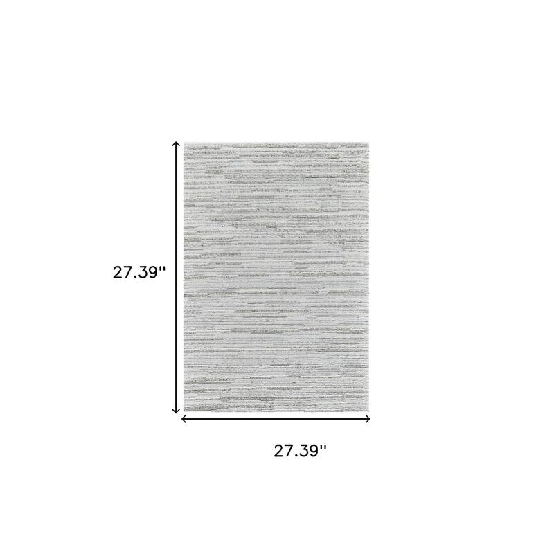 Abstract Modern Non Skid Stain Resistant Woven Durable Area Rug - 27.39' X '27.39' X '0.55