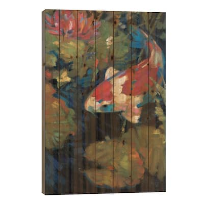 Asian Serenity II Print On Wood by Leif Ostlund - Multi-Color