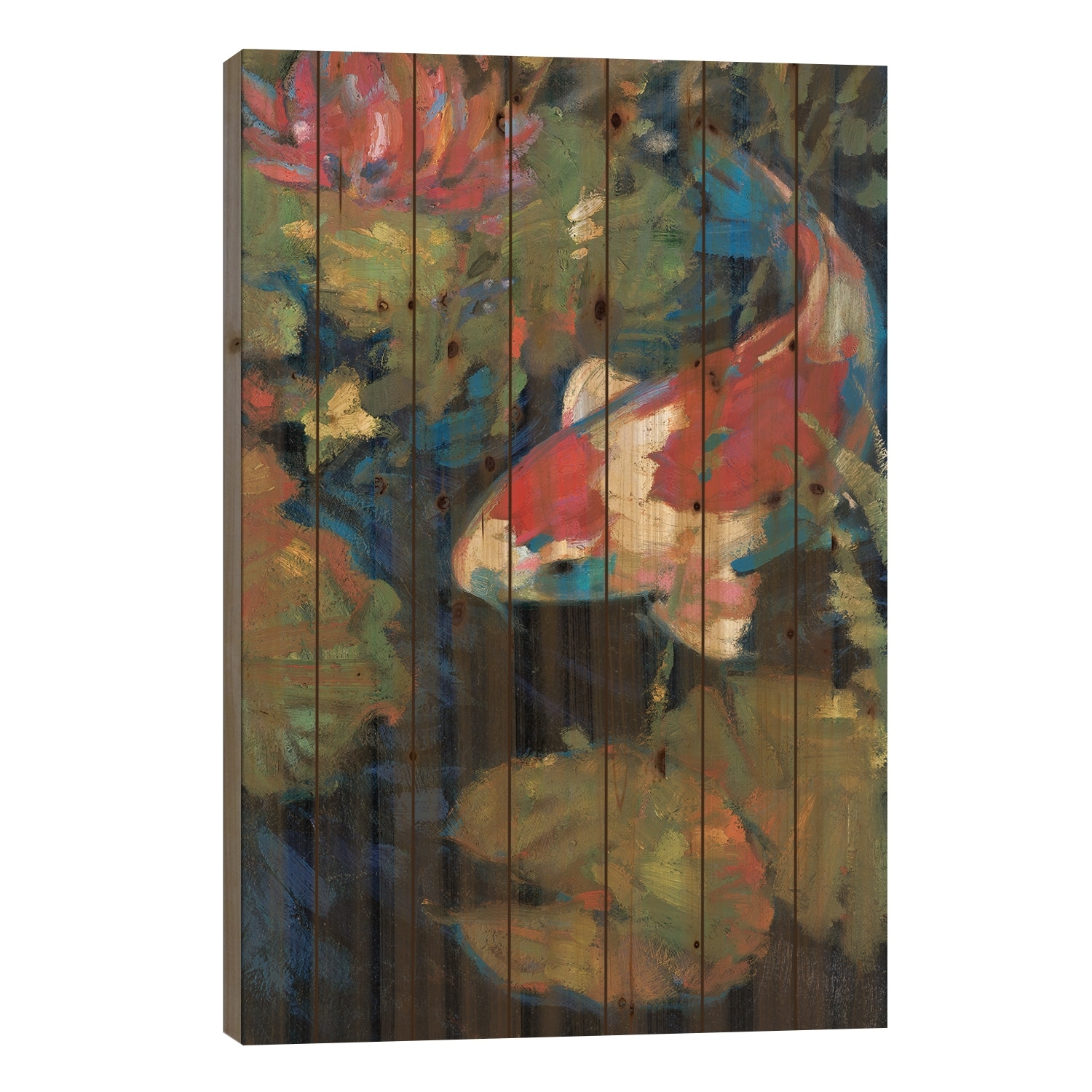 Asian Serenity II Print On Wood by Leif Ostlund - Multi-Color