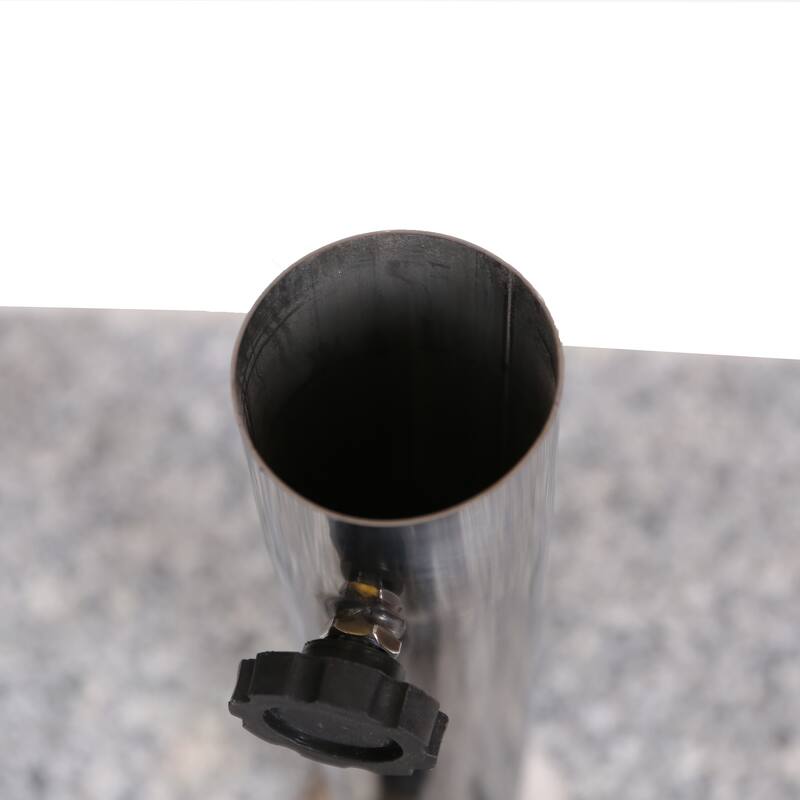 Berywn Outdoor Square Granite Umbrella Holder by Christopher Knight Home - 15.75" D x 15.75" W x 14.75" H