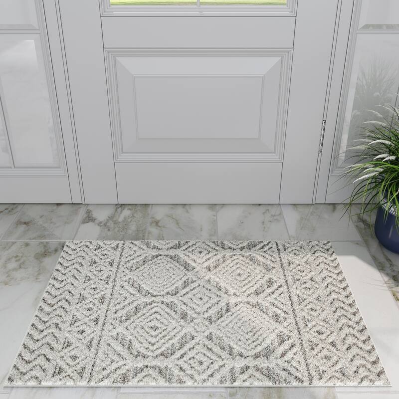 Monique Moroccan Diamond Indoor Area Rug