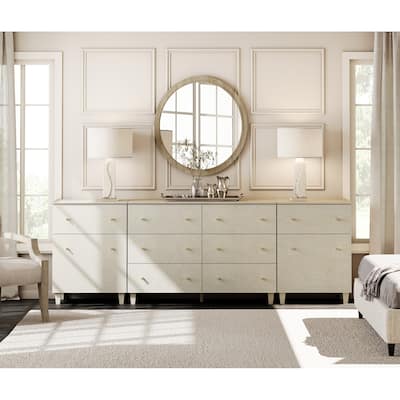 WAMPAT 3-in-1 Dresser Chests with 8 Drawers and 2 Doors for Bedroom