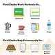preview thumbnail 6 of 5, Walplus Greenboard Wall Stickers 79 inches Peel & Stick Home Decor with Flexichalk Marker Bright Color Liquid Chalks Pen