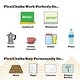 preview thumbnail 6 of 6, Walplus Puzzle Blackboard Chalkboard Wall Stickers Nursery Decor Decal with Flexichalk Marker Neon Color Liquid Chalks Pen