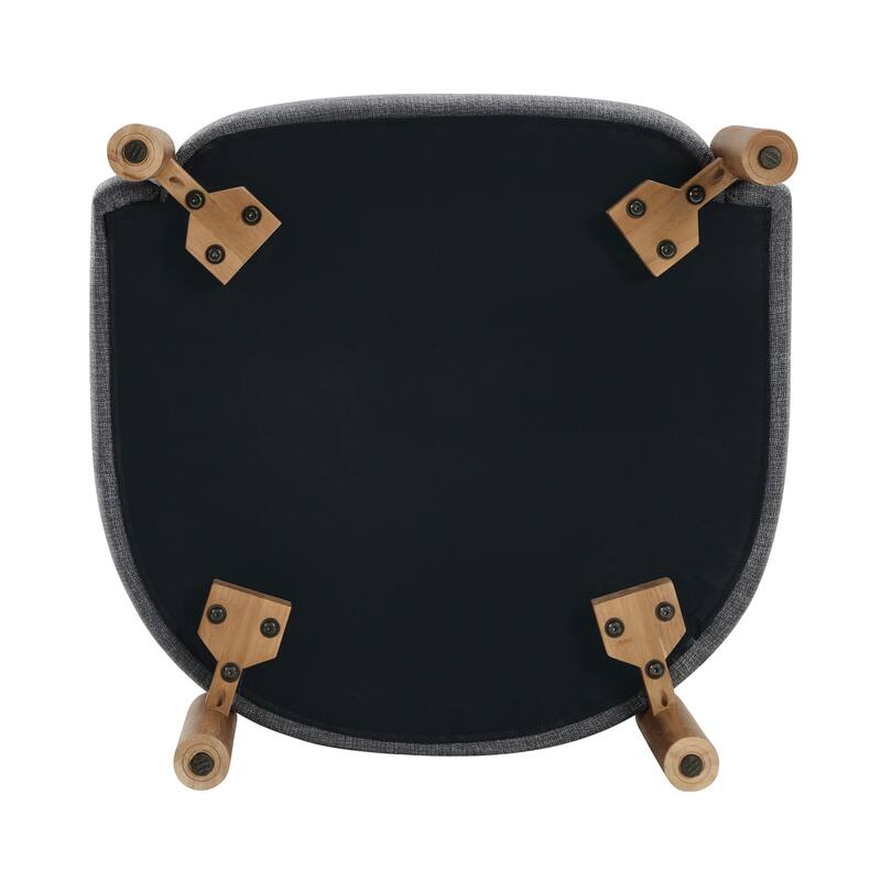 Wyatt 27.5" Textured Accent Chair - Light Brown Finish Solid Wood Legs