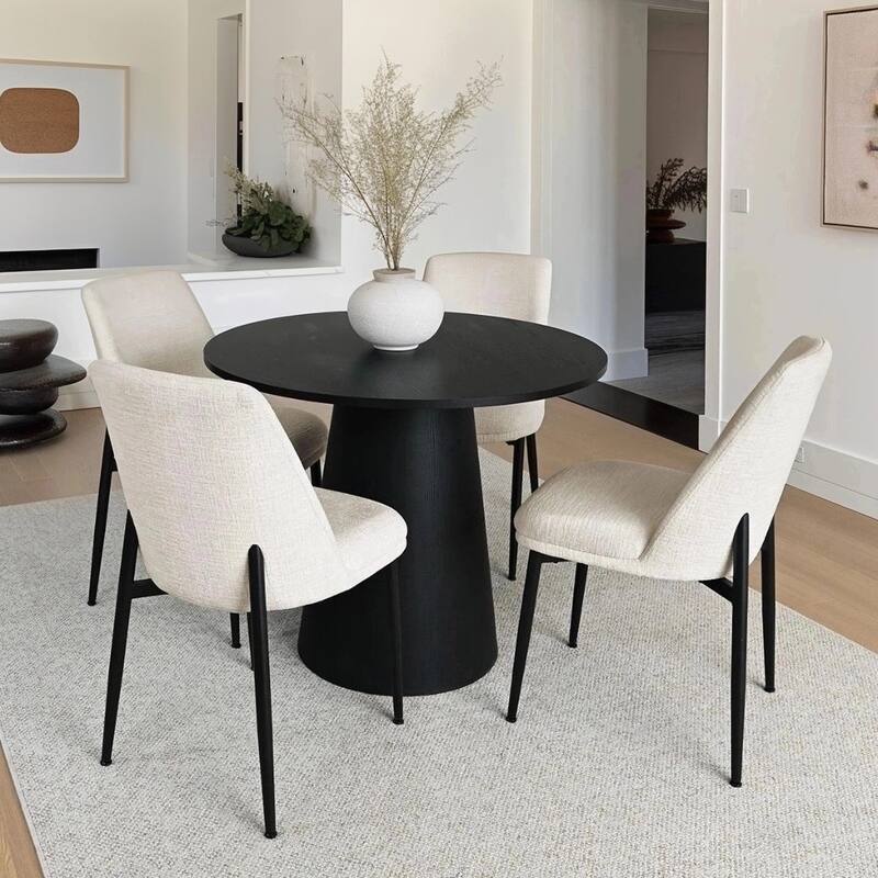 Upholstered Back Dining Chair (Set Of 4)