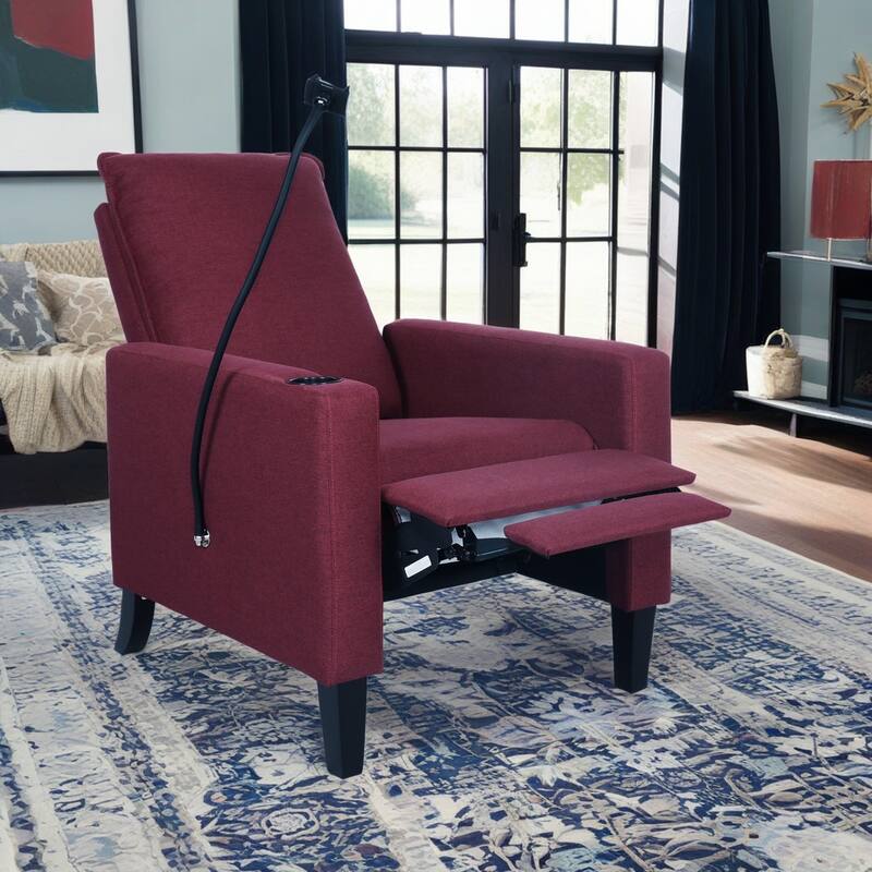Christopher Knight Home - Mason Adjustable Recliner Sofa with Cup Holder and Convenient Storage