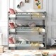 preview thumbnail 2 of 16, Twin over Twin over Twin High Quality Pine Wood Frame Triple Bunk Bed with High Guardrails