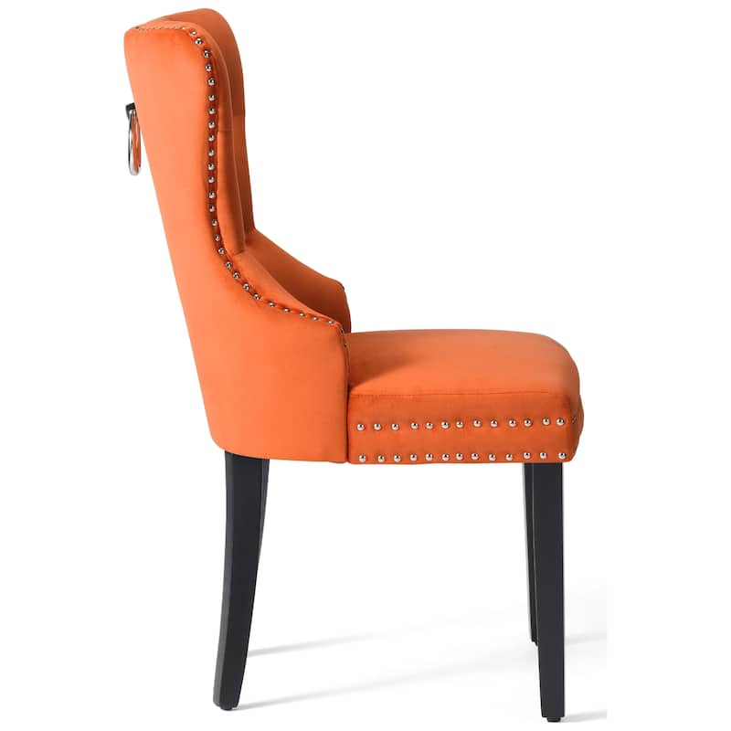 Highland Tufted Velvet Side Chair (Set of 6)