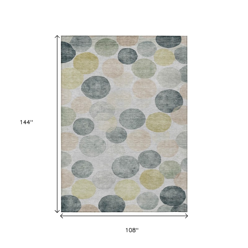 HomeRoots Geometric Transitional Rectangle Outdoor Rug