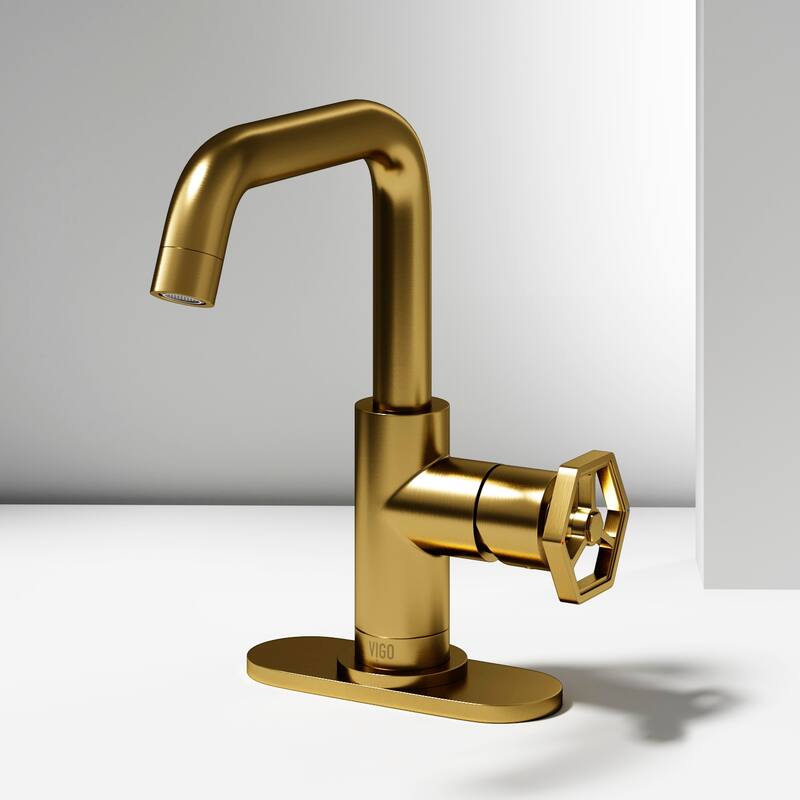 VIGO Ruxton 9" H Single Handle Single Hole Bathroom Faucet