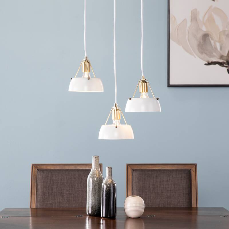 SEI Furniture Rabruo Contemporary Metal 3-light Cluster Pendant