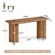 preview thumbnail 2 of 6, 62.99-Inch Long Kitchen Bar Table for Dining Room, Living Room