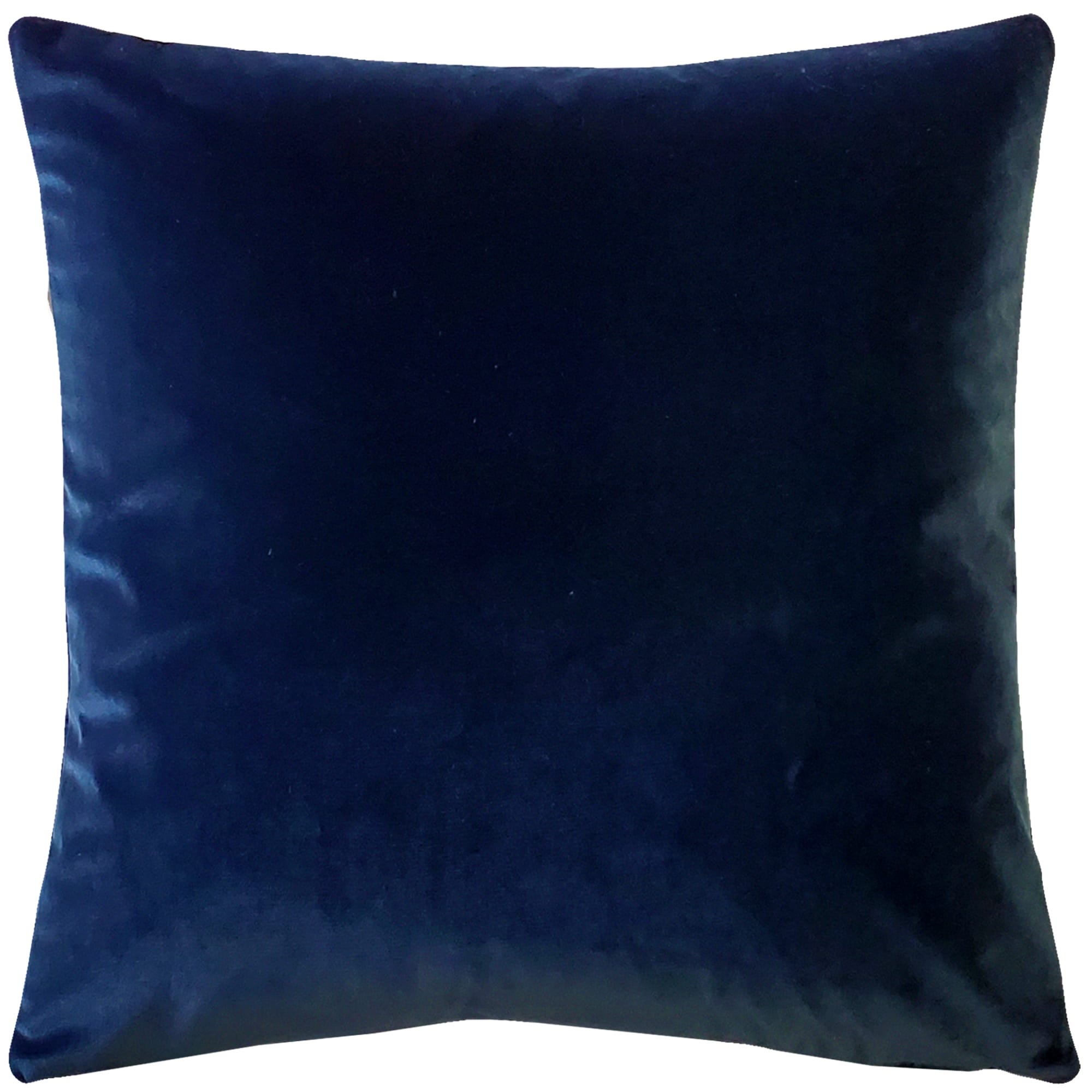 Castello Midnight Blue Velvet Throw Pillow 20x20 Pillow Decor