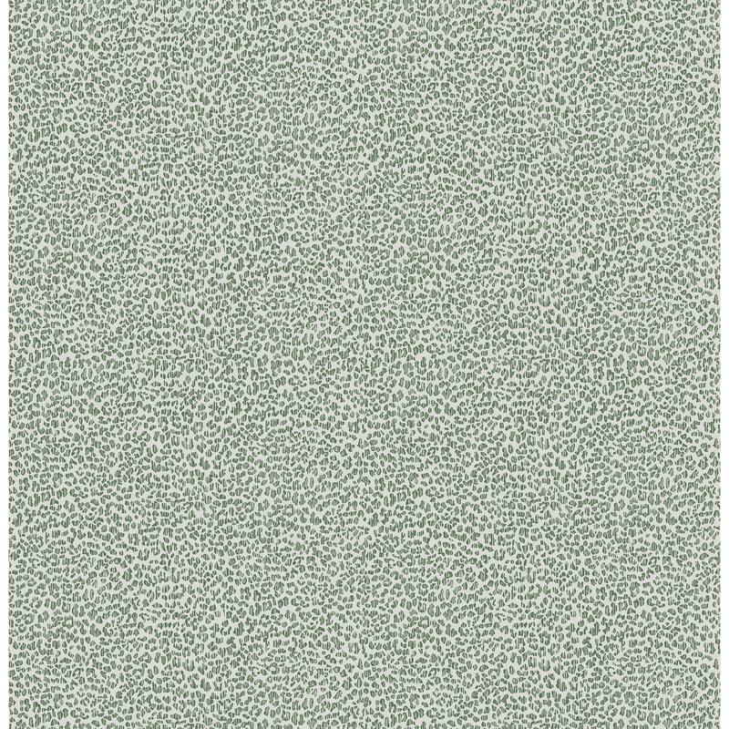 A-Street Prints Soul Green Animal Print Wallpaper