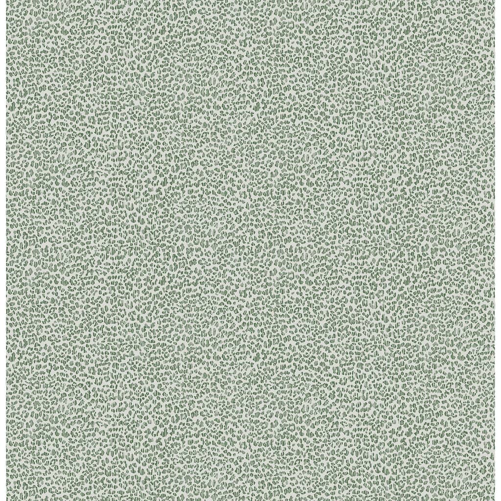 A-Street Prints Soul Green Animal Print Wallpaper