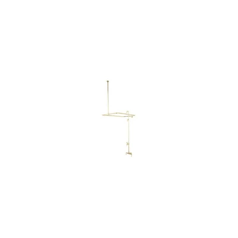 Elements Of Design Triple Handle Wall Mounted Clawfoot Tub Filler and