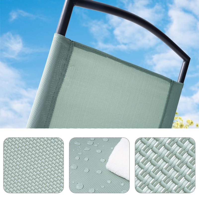 Pellebant Patio Portable Folding Chairs Outdoor Dining Chairs