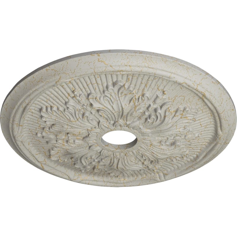 23 3/4"OD x 3 5/8"ID x 1 7/8"P Luton Leaf Ceiling Medallion
