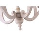 preview thumbnail 24 of 30, Bella Depot 5-Light Vintage Distressed Wood Pendant Light, Retro French Country Chandelier