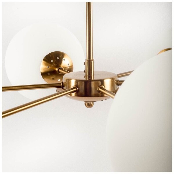 Gold multi arm ceiling light hot sale