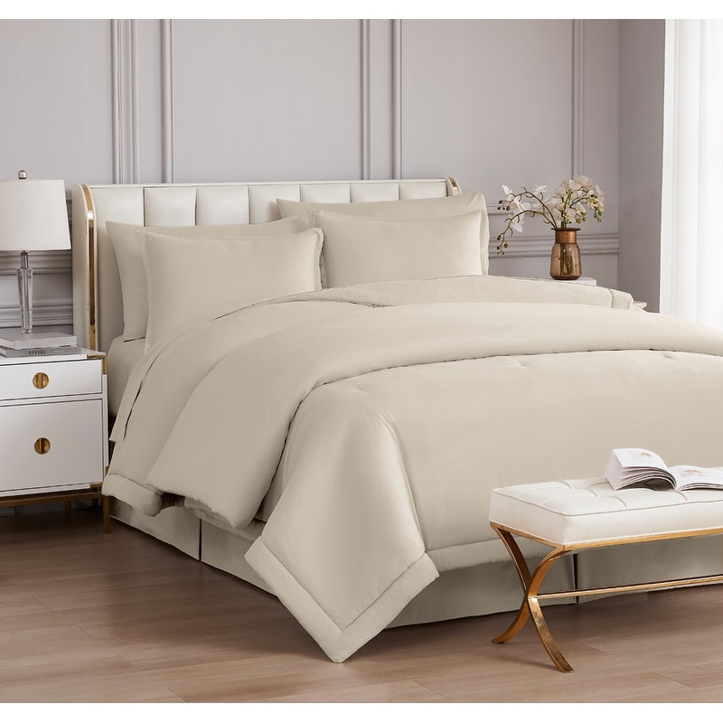 Microfiber sheet set - One fiited sheet, one flat sheet, pillow case(s)