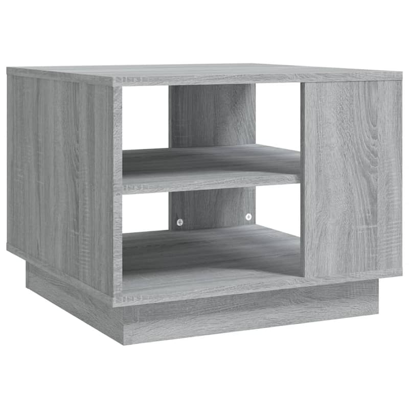 vidaXL Coffee Table Accent End Side Sofa Table for Living Room Engineered Wood - 21.7" x 21.7" x 16.9"