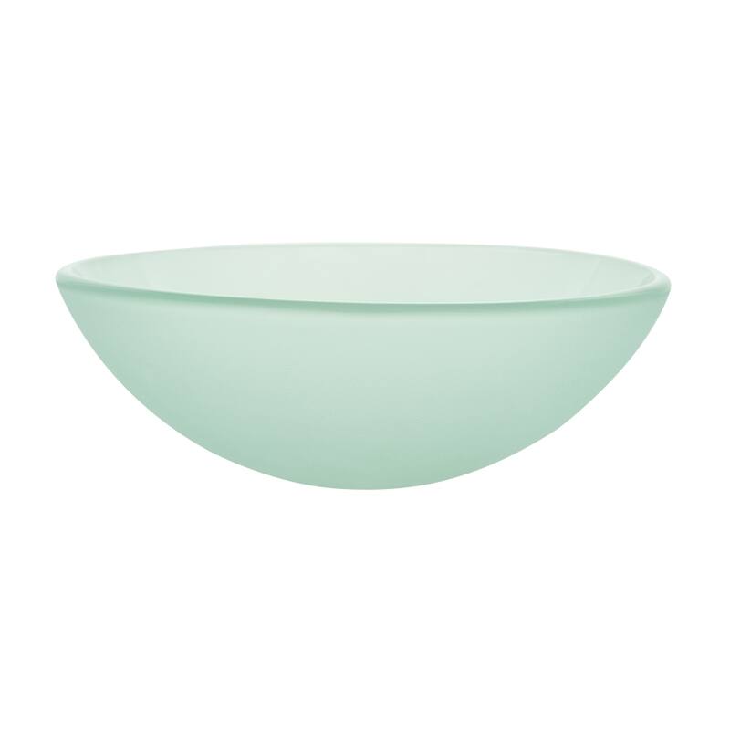 Cascade 16.5 Glass Vessel Sink with Faucet