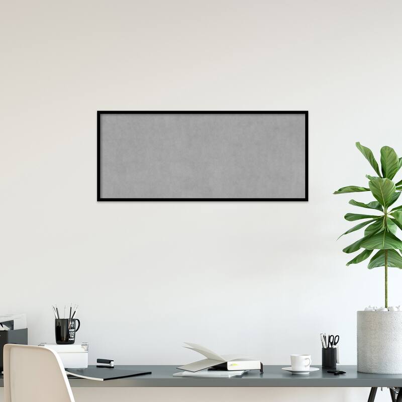 Amanti Art Black Gallery Deep Framed Magnetic Board