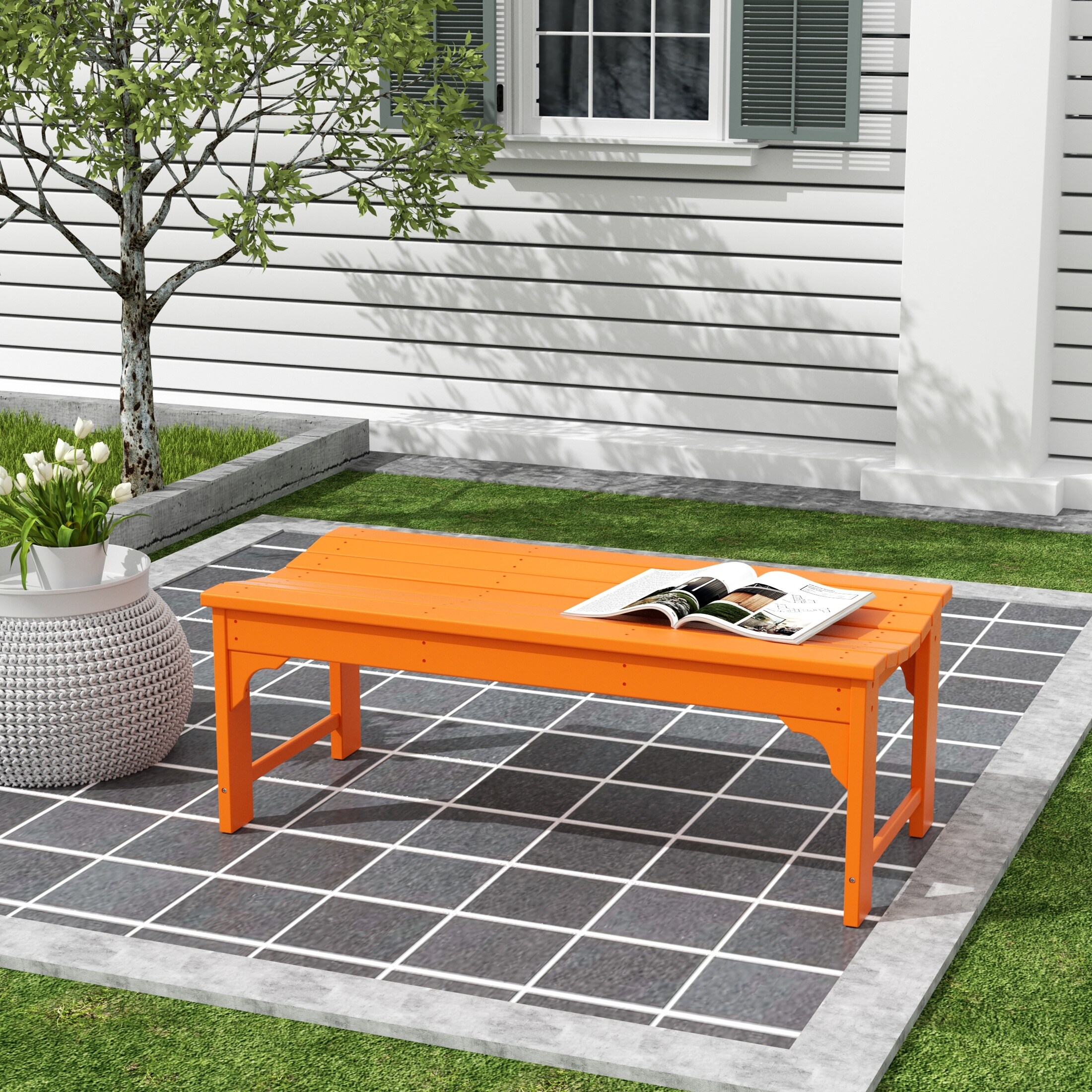 48 inch store outdoor bench