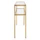 preview thumbnail 5 of 4, Carson Carrington Iron Gold Console Table