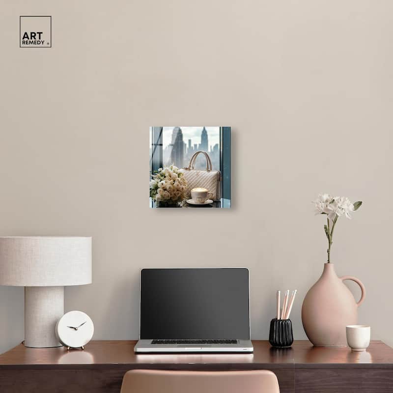 Glam by the Window New York Acrylic by Art Remedy, Ready to Hang